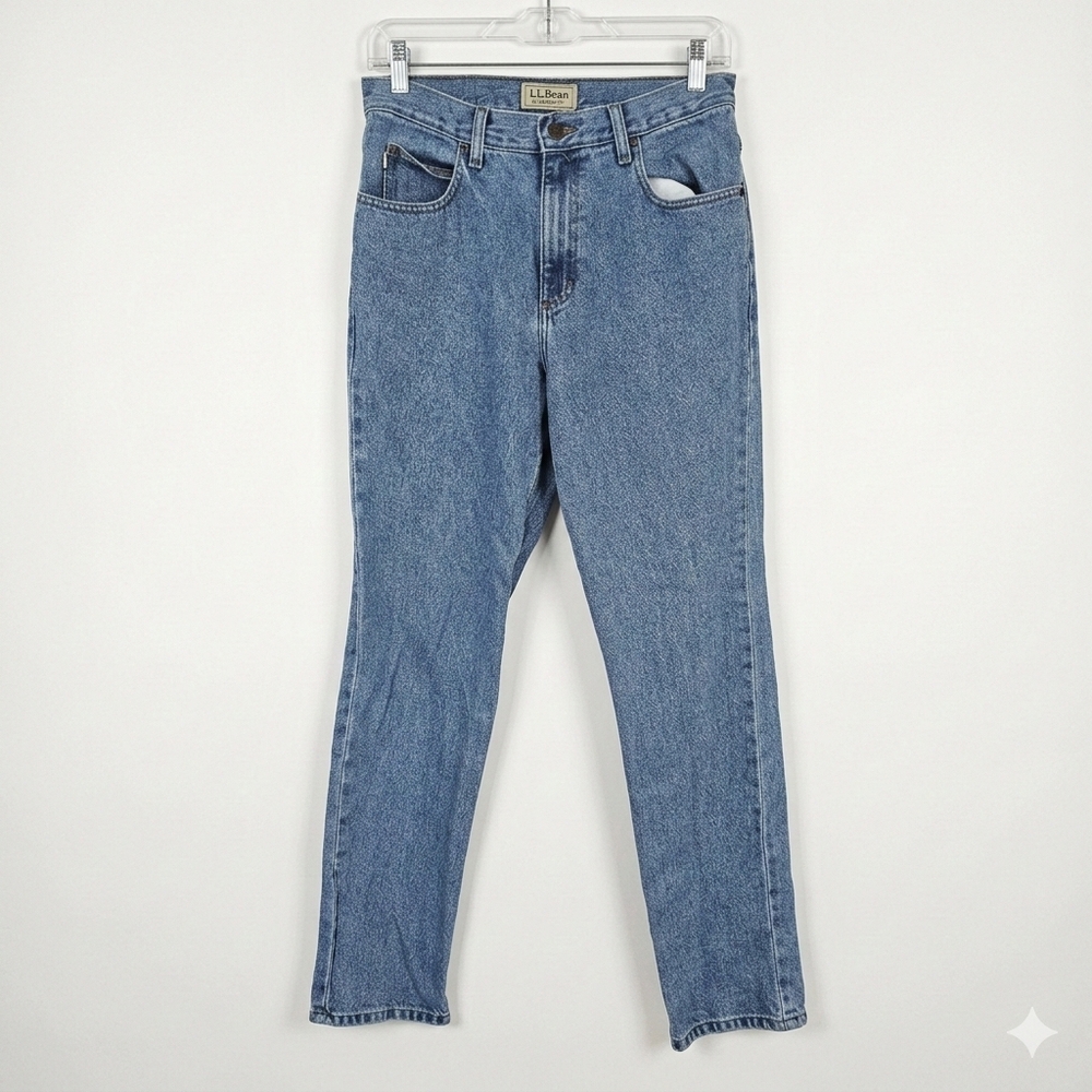 L.L. Bean High Rise Men's Denim Jeans - Sky Blue